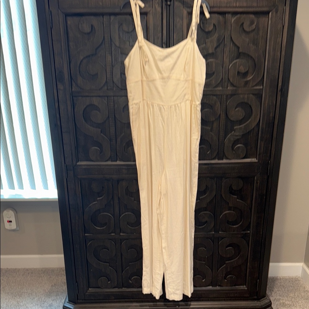 Old Navy Cream Jumpsuit